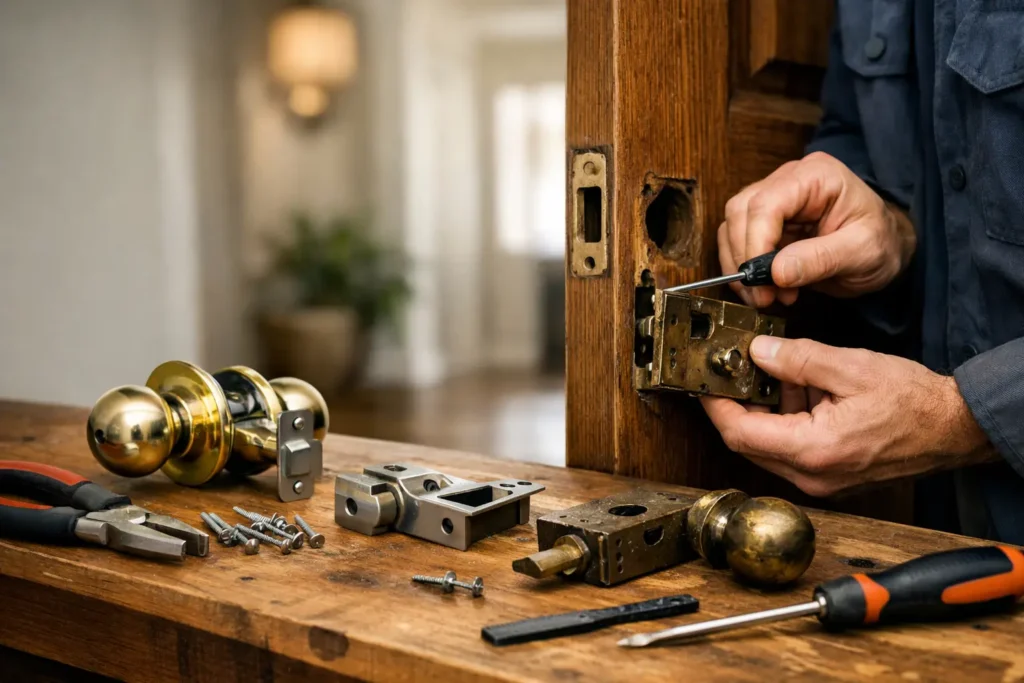 Wooden Door Lock Repair: Fix or Replace?