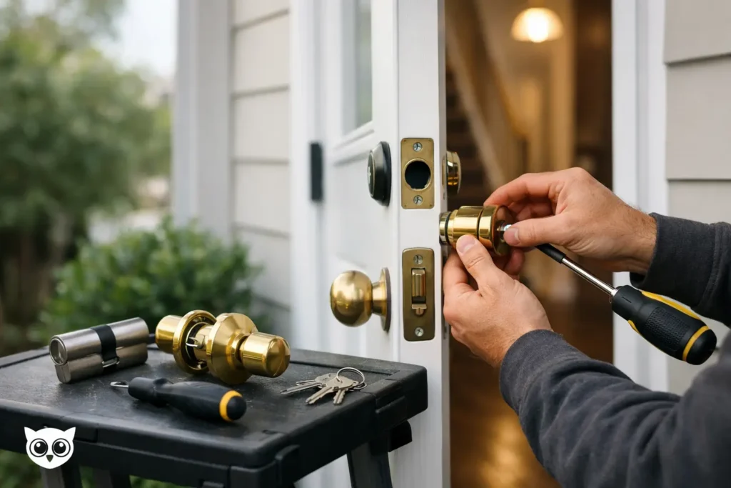 How to Change Front Door Locks Without Risk